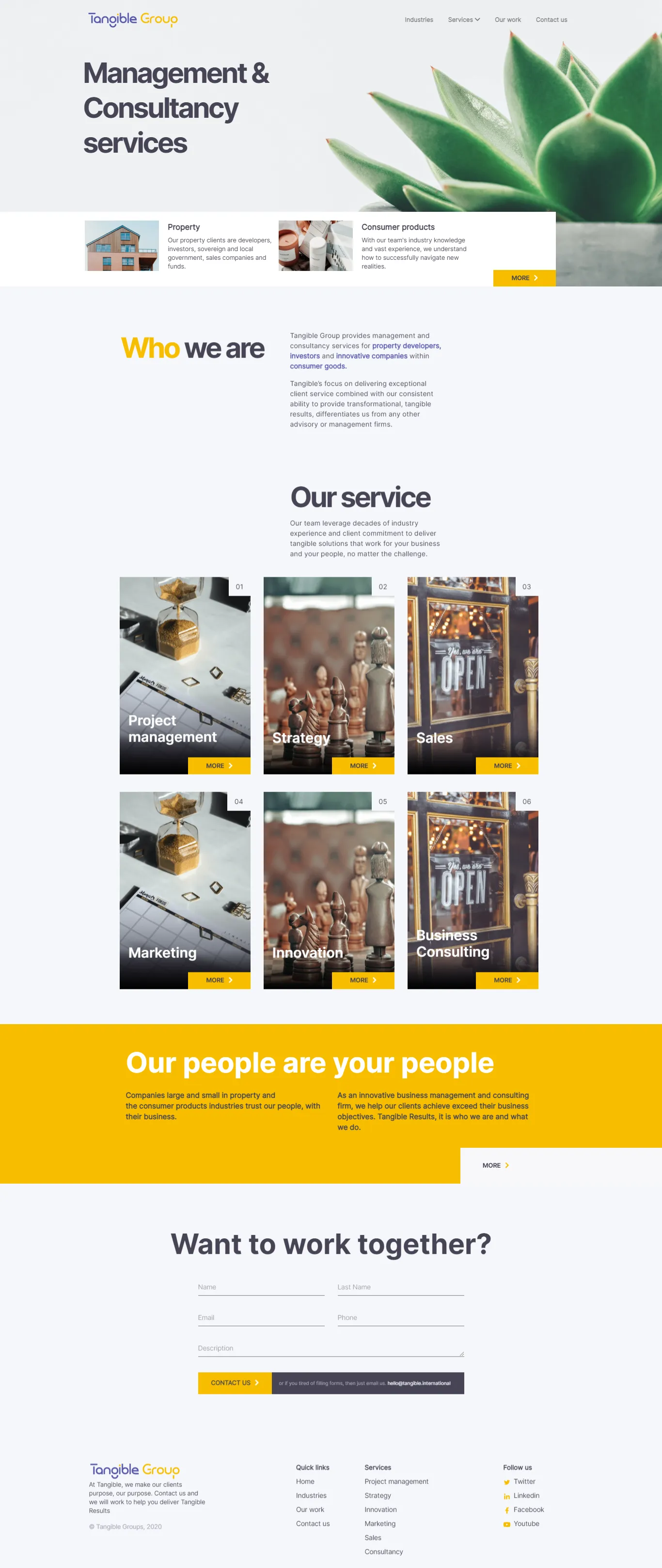 AtlasCode Tangible Group website 